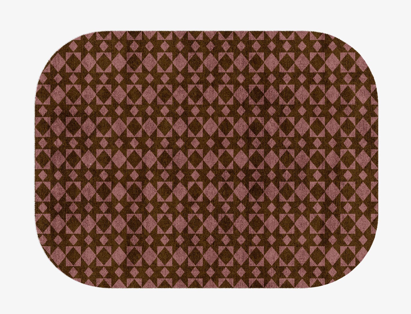 Paladin Geometric Oblong Hand Knotted Bamboo Silk Custom Rug by Rug Artisan