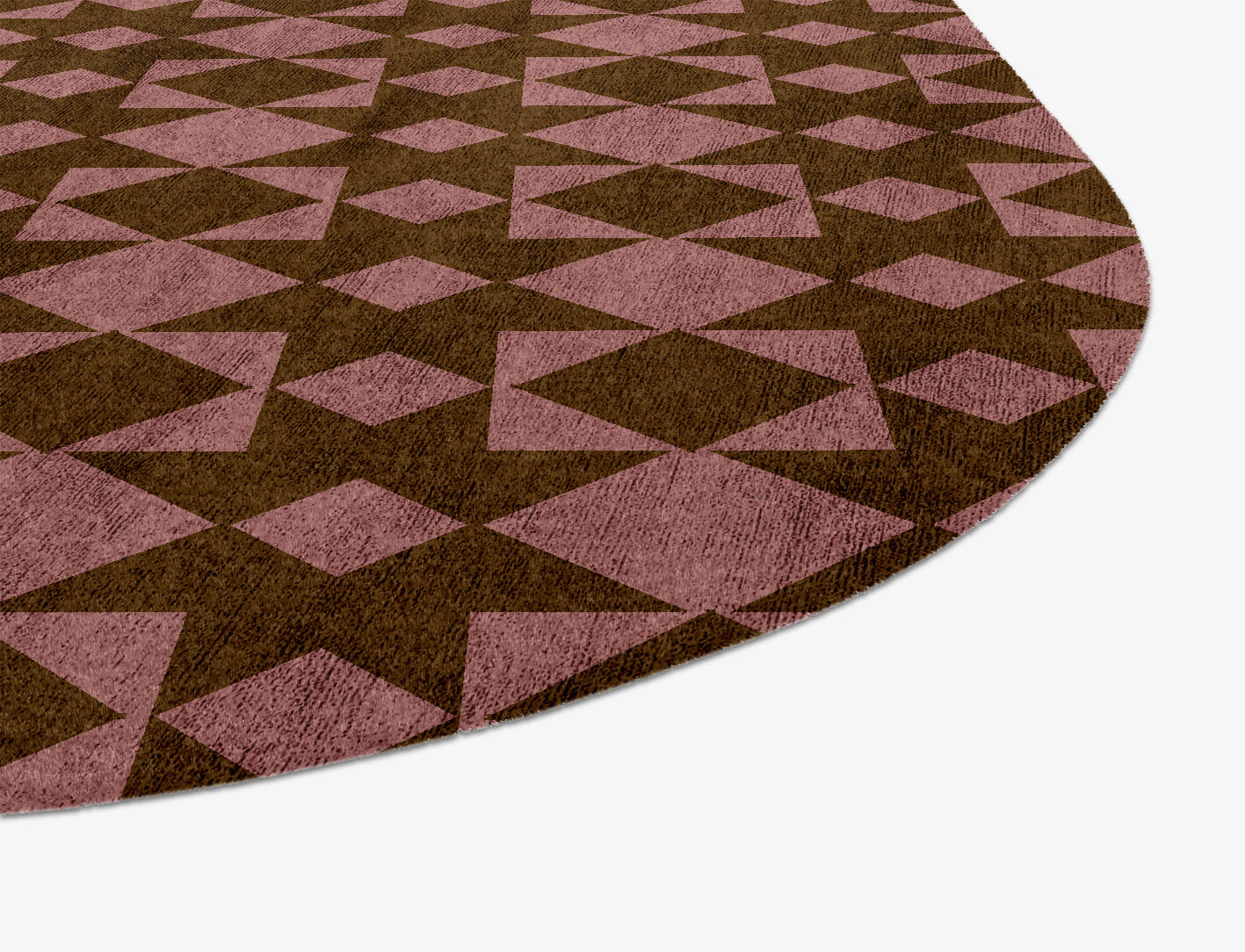 Paladin Geometric Oblong Hand Knotted Bamboo Silk Custom Rug by Rug Artisan
