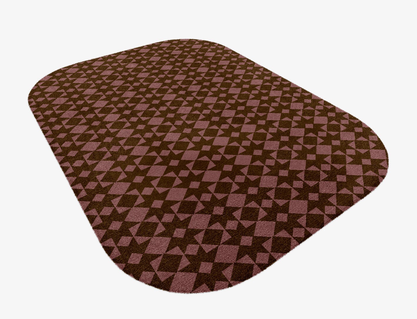 Paladin Geometric Oblong Hand Knotted Tibetan Wool Custom Rug by Rug Artisan
