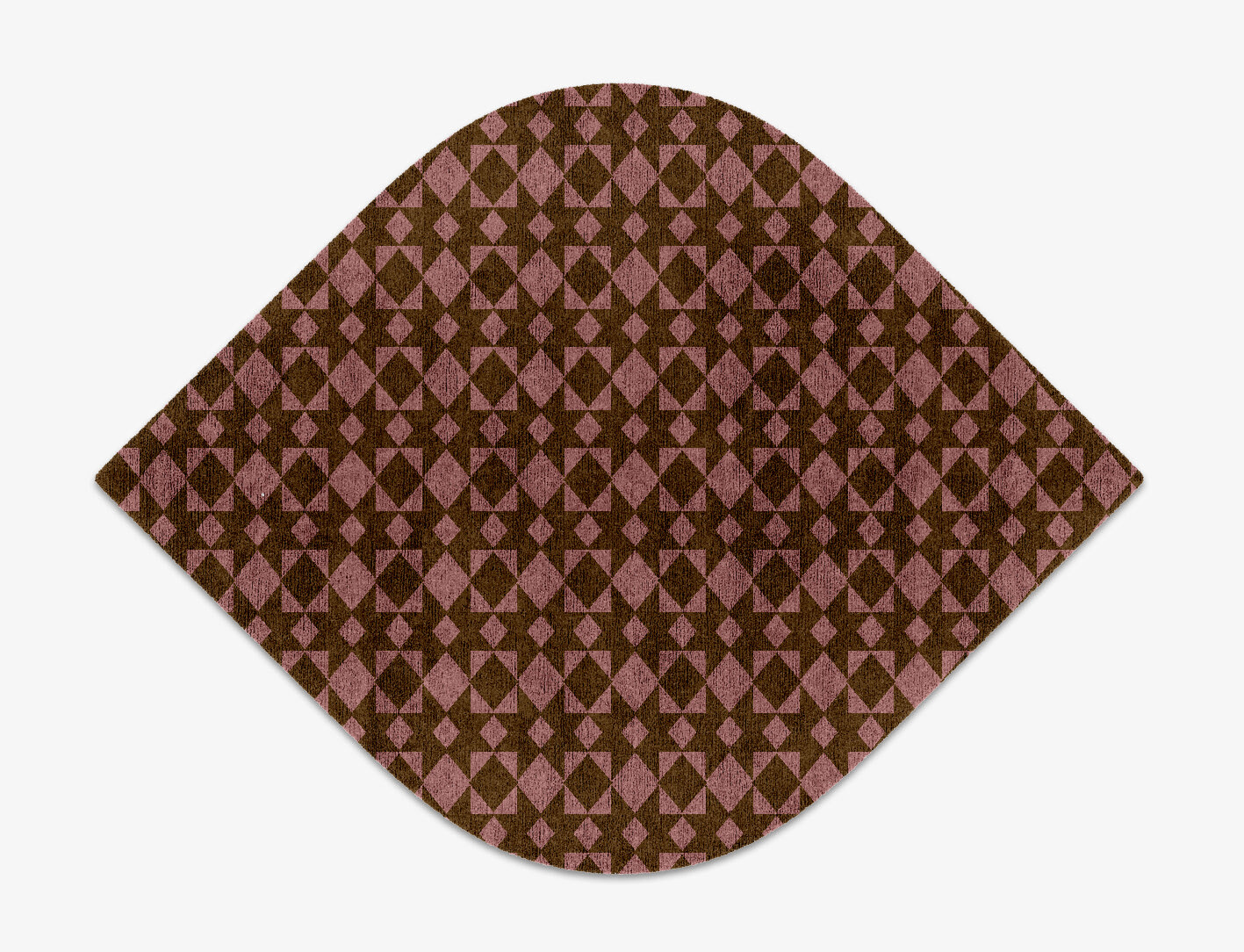 Paladin Geometric Ogee Hand Knotted Bamboo Silk Custom Rug by Rug Artisan