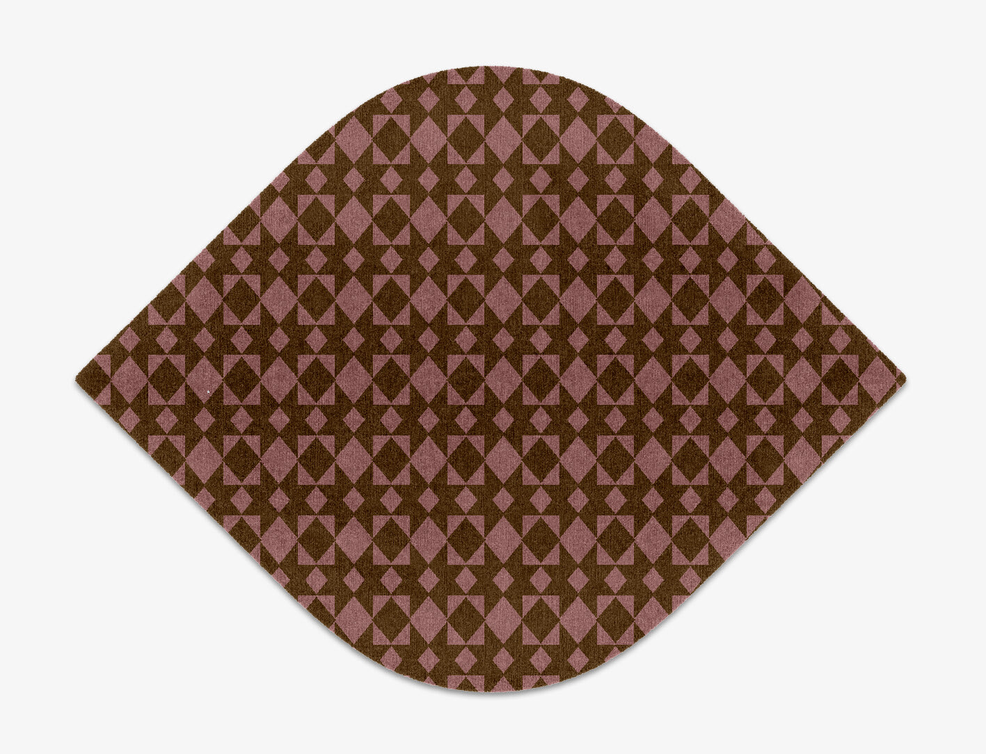 Paladin Geometric Ogee Hand Knotted Tibetan Wool Custom Rug by Rug Artisan