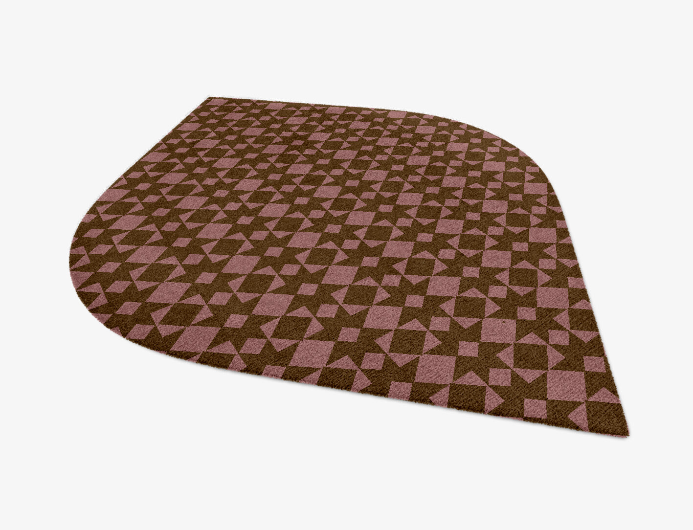 Paladin Geometric Ogee Hand Knotted Tibetan Wool Custom Rug by Rug Artisan