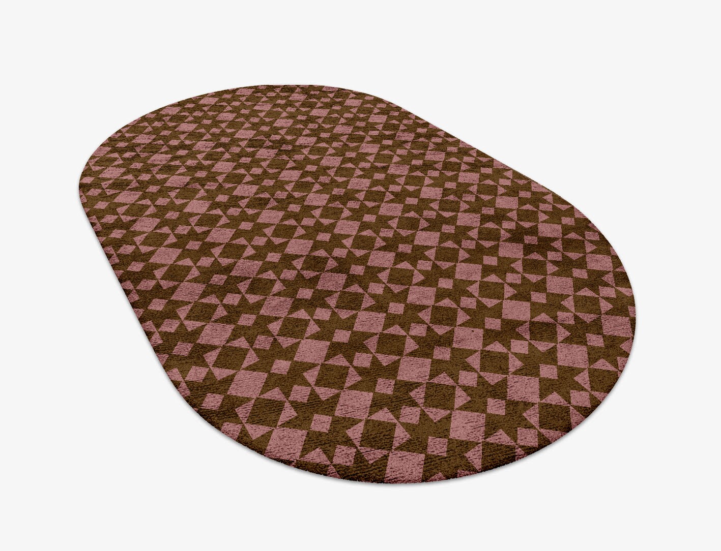 Paladin Geometric Capsule Hand Tufted Bamboo Silk Custom Rug by Rug Artisan