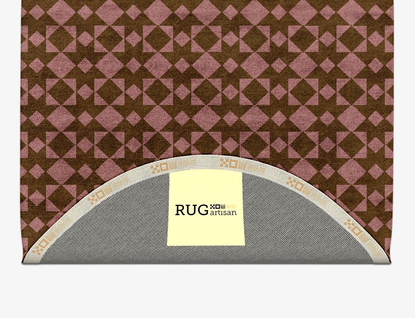 Paladin Geometric Capsule Hand Tufted Bamboo Silk Custom Rug by Rug Artisan