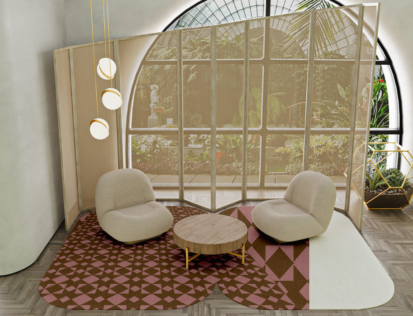 Paladin Geometric Eight Hand Tufted Pure Wool Custom Rug by Rug Artisan