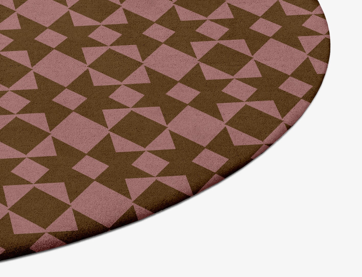 Paladin Geometric Oval Hand Tufted Pure Wool Custom Rug by Rug Artisan