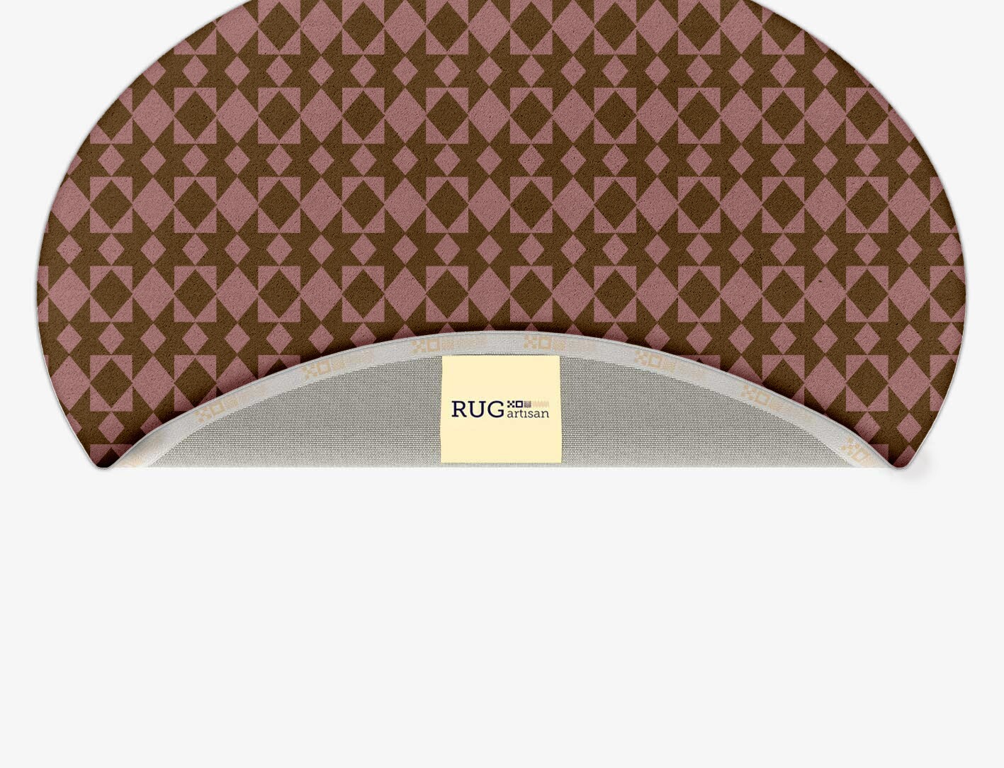 Paladin Geometric Oval Hand Tufted Pure Wool Custom Rug by Rug Artisan