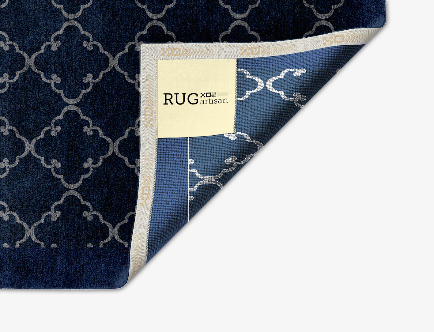 Palanquin Geometric Arch Hand Knotted Bamboo Silk Custom Rug by Rug Artisan
