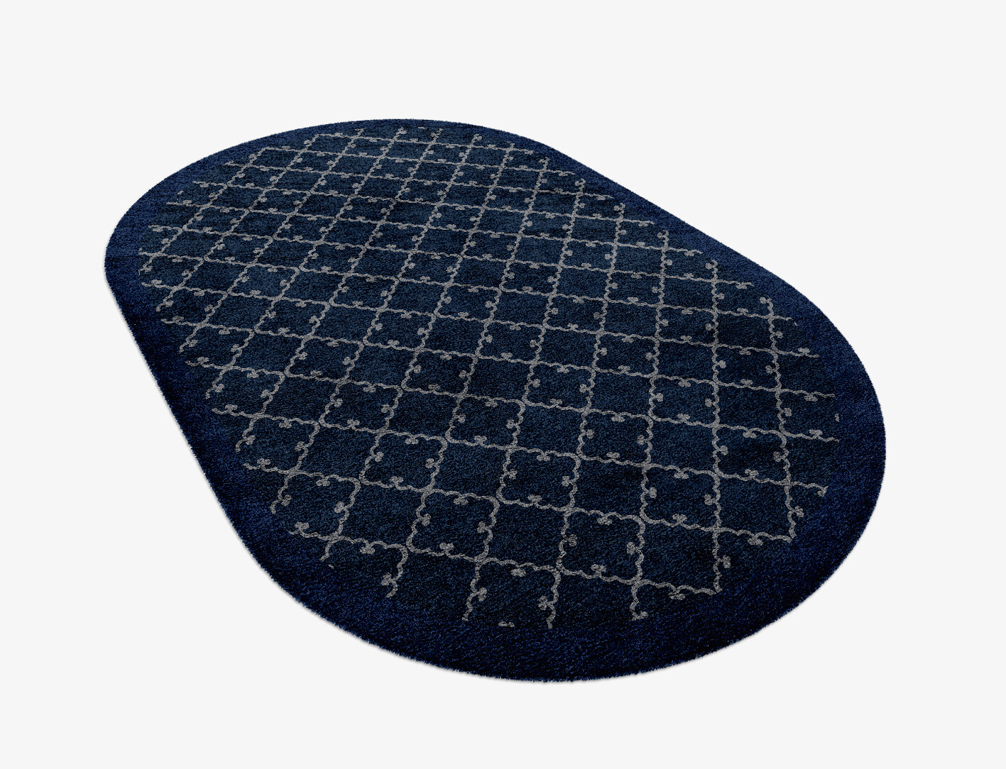 Palanquin Geometric Capsule Hand Knotted Bamboo Silk Custom Rug by Rug Artisan