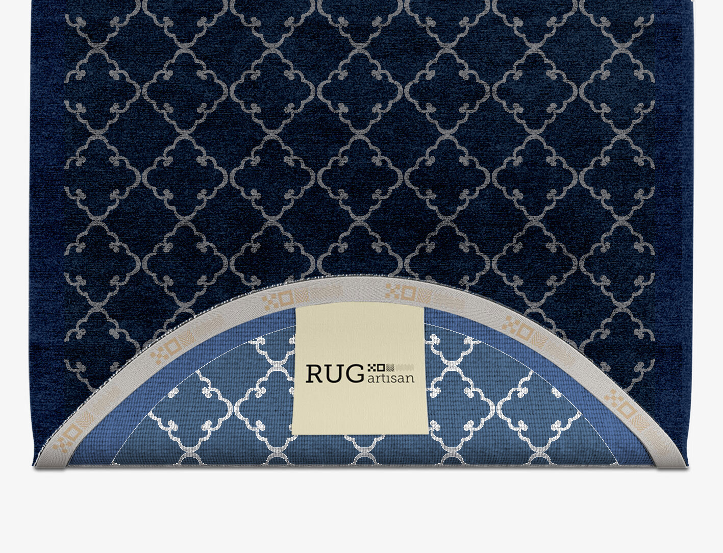 Palanquin Geometric Capsule Hand Knotted Bamboo Silk Custom Rug by Rug Artisan