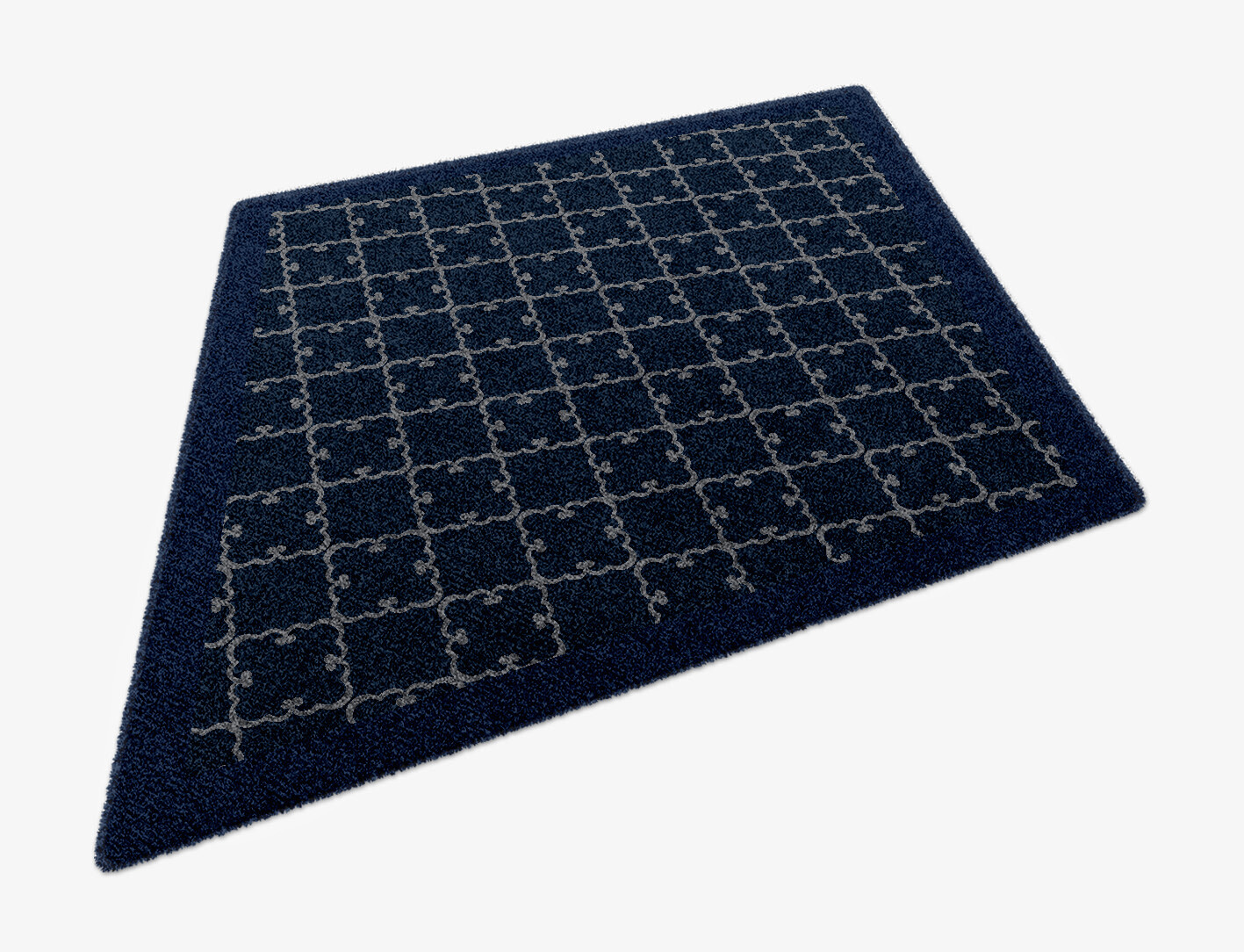 Palanquin Geometric Diamond Hand Knotted Tibetan Wool Custom Rug by Rug Artisan