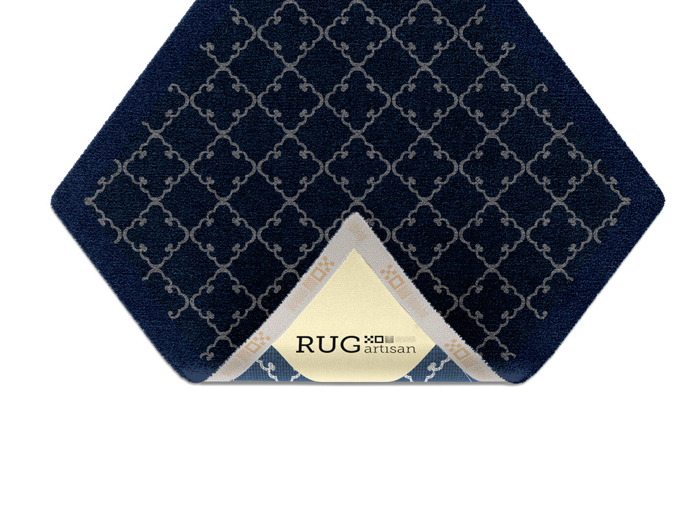 Palanquin Geometric Diamond Hand Knotted Tibetan Wool Custom Rug by Rug Artisan