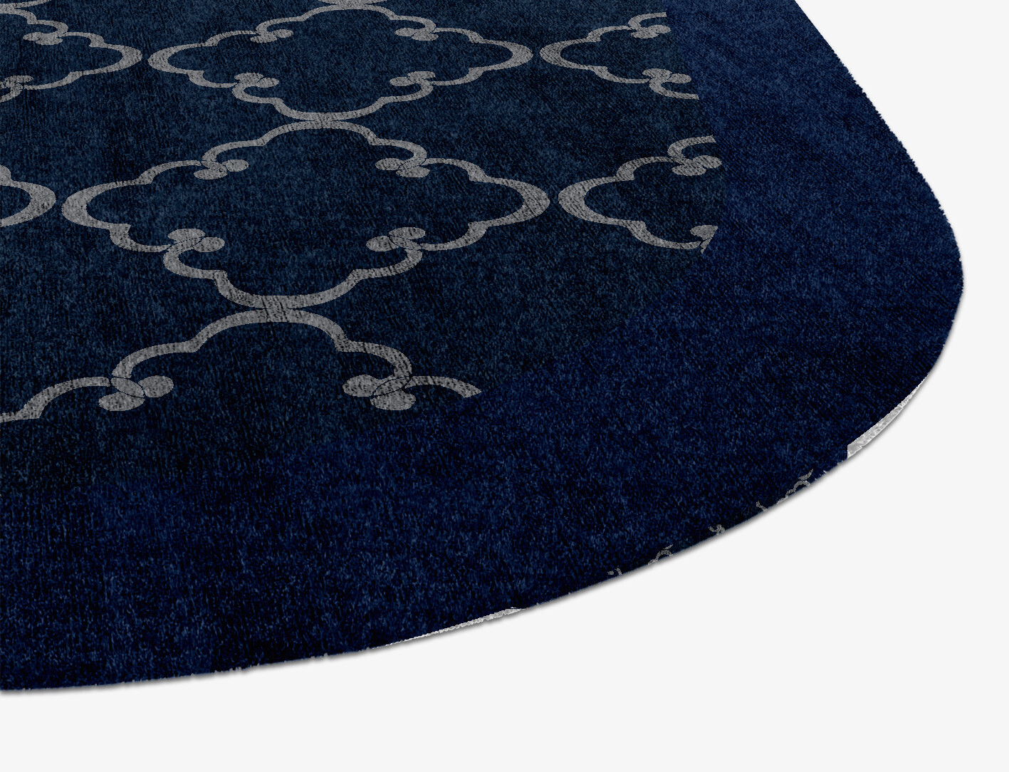 Palanquin Geometric Eight Hand Knotted Bamboo Silk Custom Rug by Rug Artisan