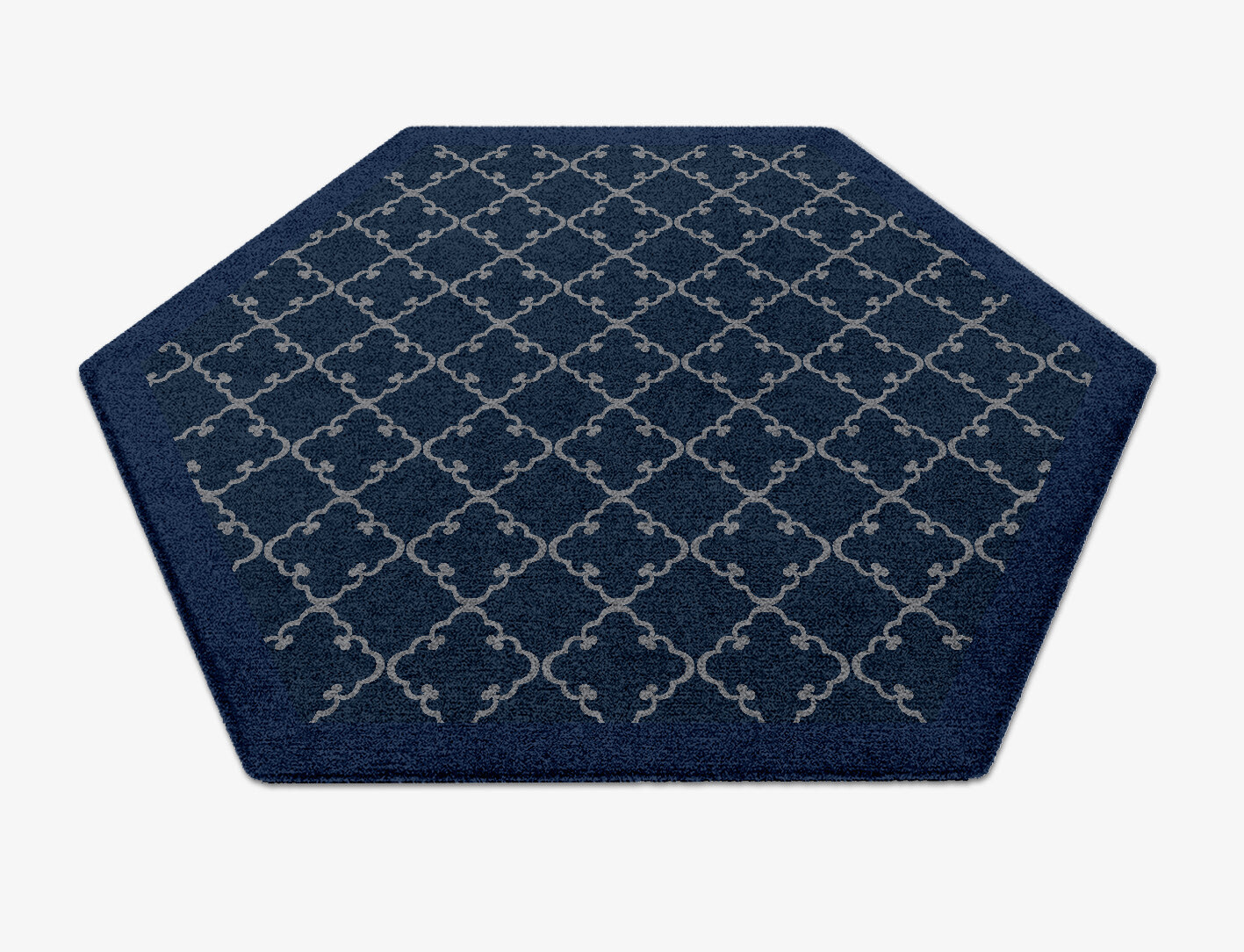 Palanquin Geometric Hexagon Hand Knotted Tibetan Wool Custom Rug by Rug Artisan