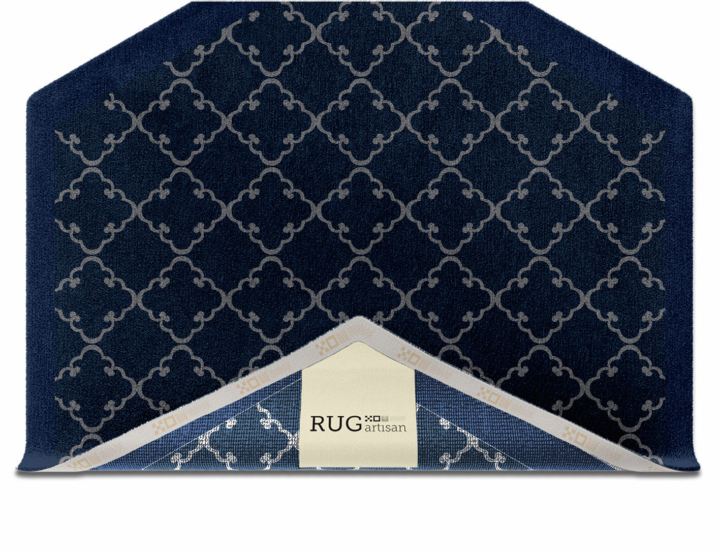 Palanquin Geometric Hexagon Hand Knotted Tibetan Wool Custom Rug by Rug Artisan
