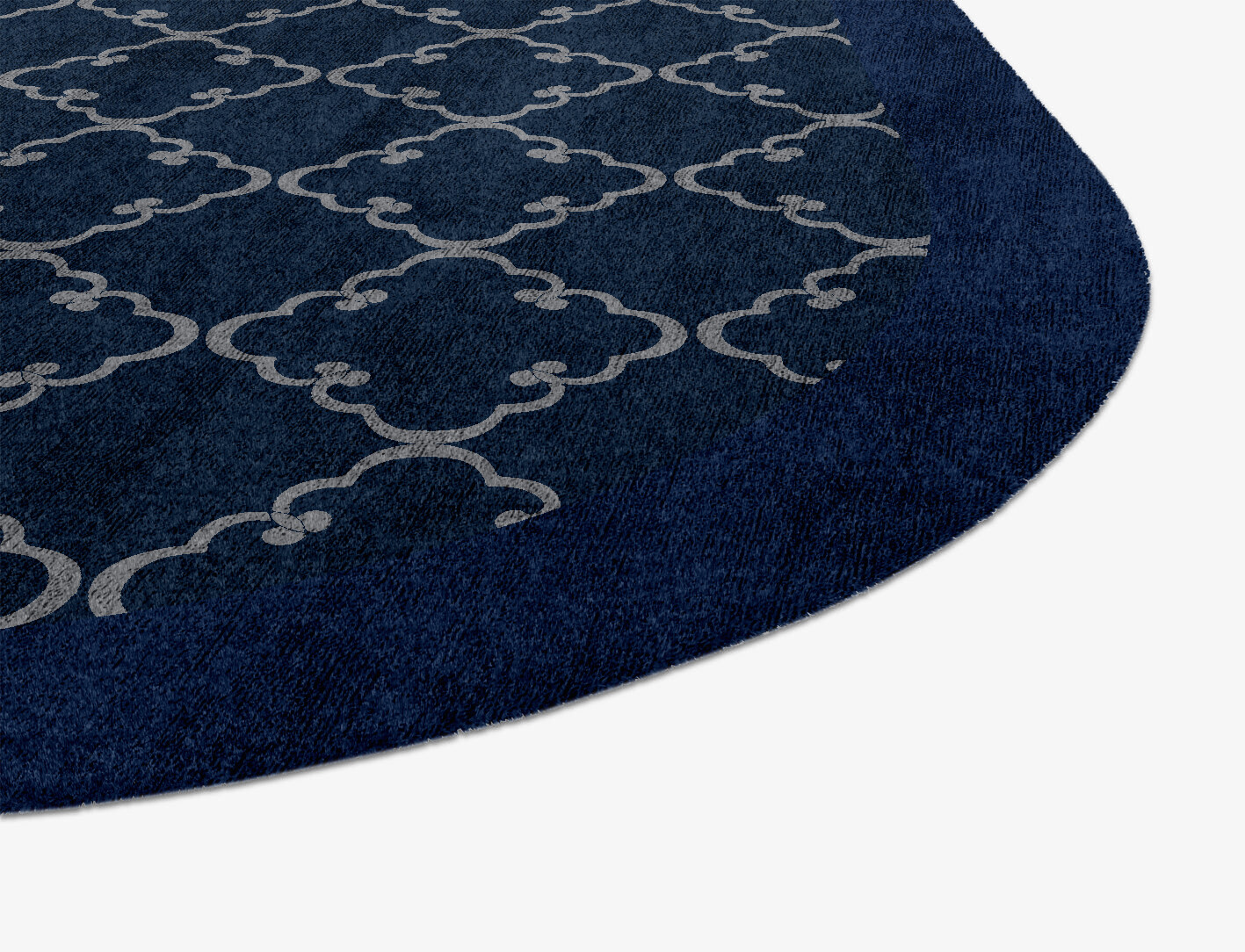 Palanquin Geometric Oblong Hand Knotted Bamboo Silk Custom Rug by Rug Artisan
