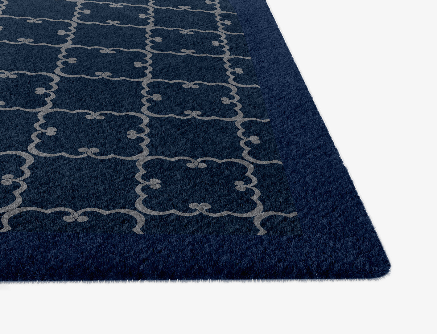 Palanquin Geometric Ogee Hand Knotted Tibetan Wool Custom Rug by Rug Artisan
