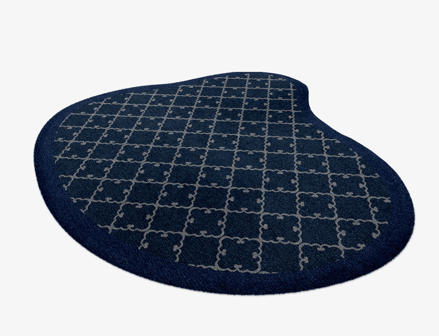Palanquin Geometric Splash Hand Knotted Tibetan Wool Custom Rug by Rug Artisan