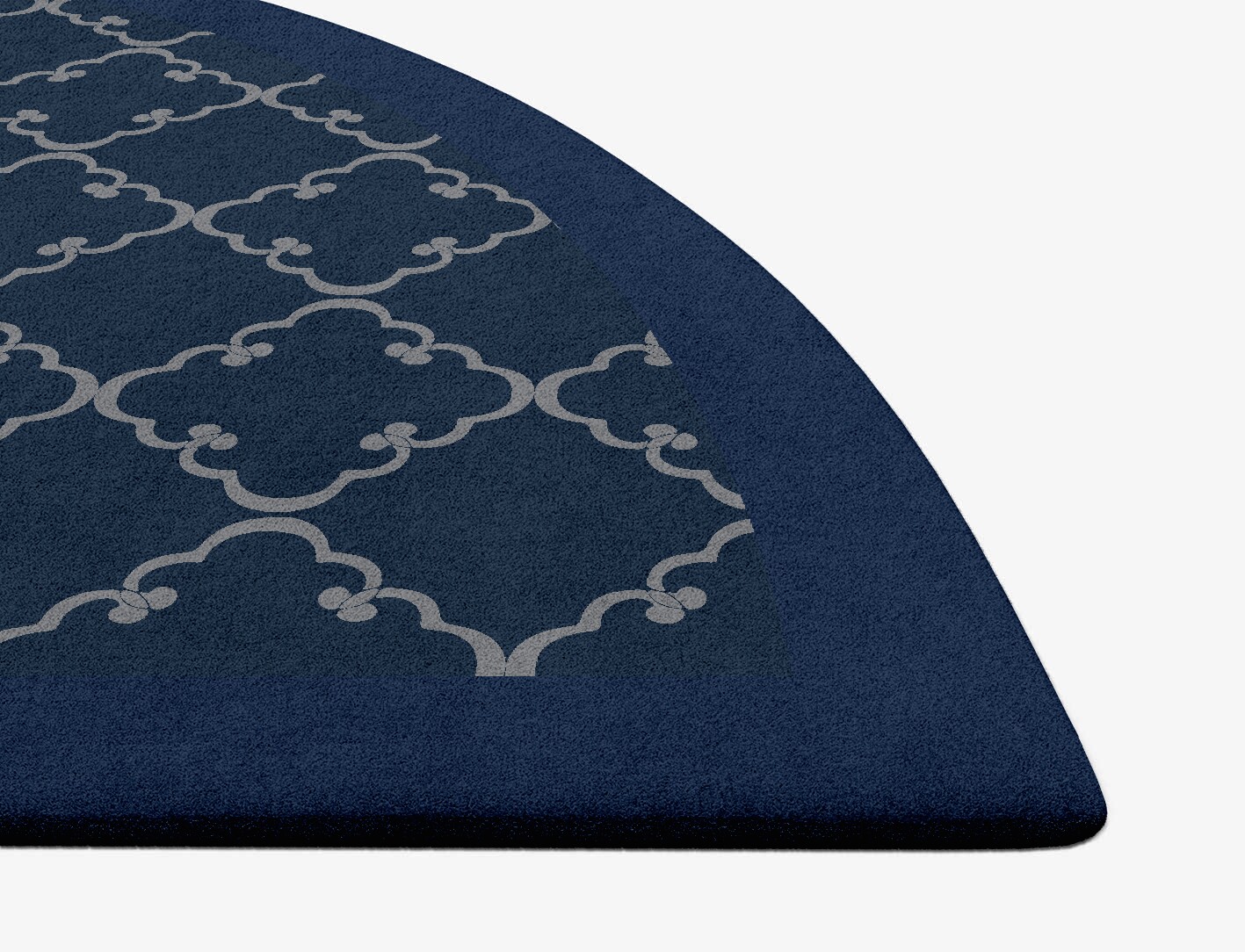 Palanquin Geometric Halfmoon Hand Tufted Pure Wool Custom Rug by Rug Artisan