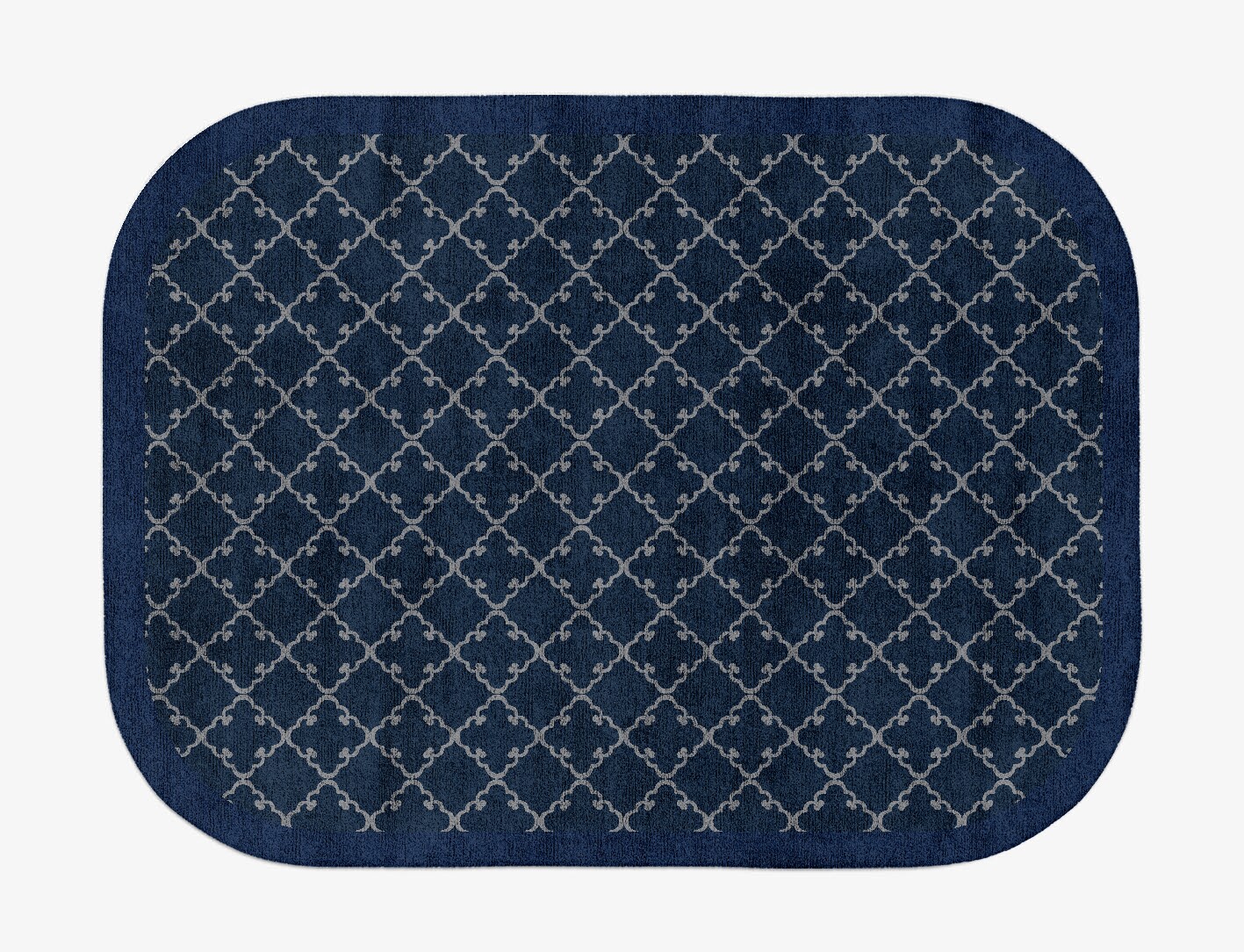 Palanquin Geometric Oblong Hand Tufted Bamboo Silk Custom Rug by Rug Artisan