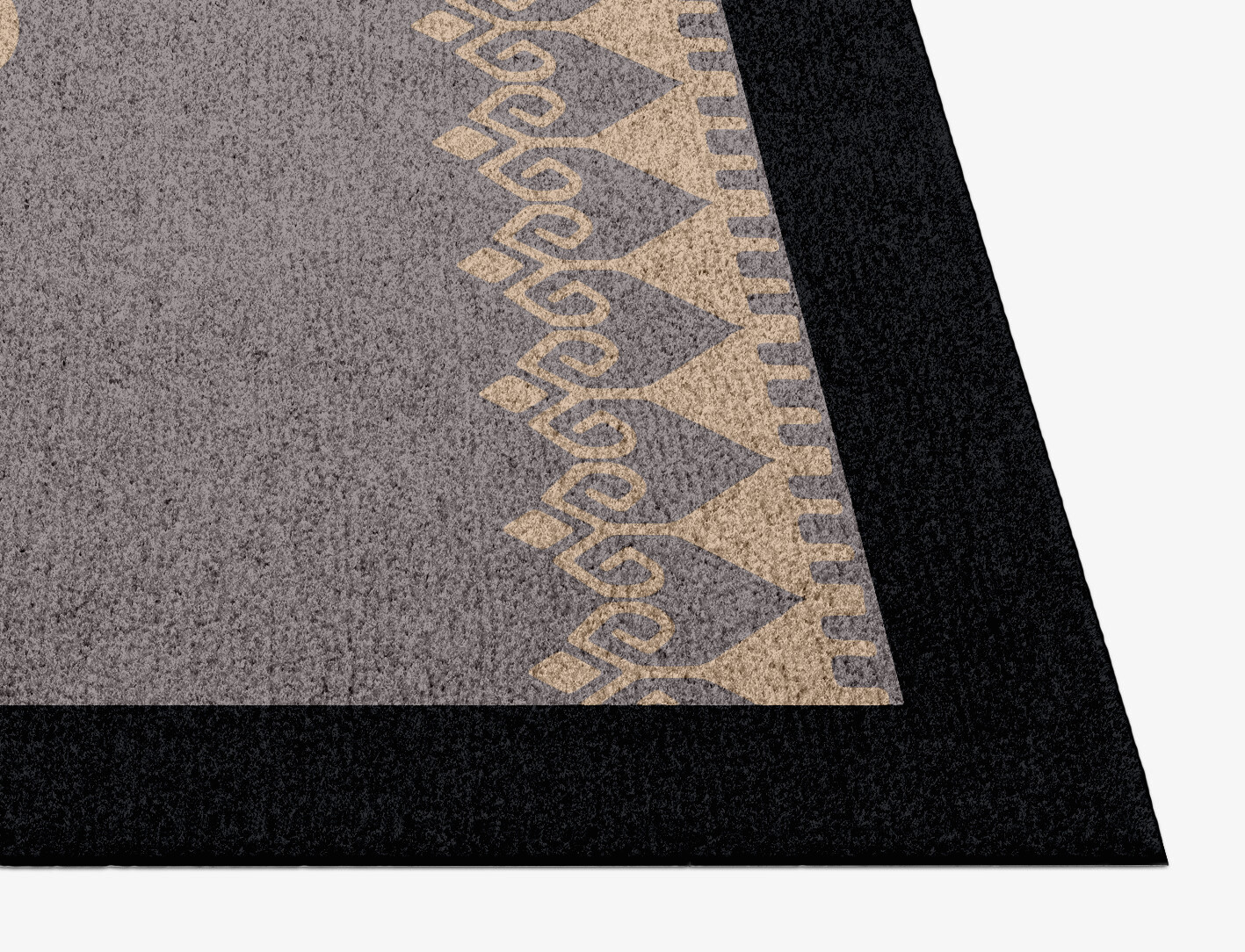 Palantir Geometric Rectangle Hand Knotted Tibetan Wool Custom Rug by Rug Artisan
