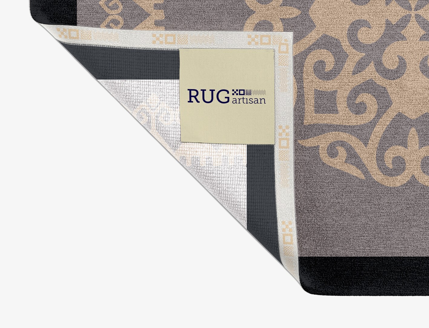 Palantir Geometric Rectangle Hand Knotted Tibetan Wool Custom Rug by Rug Artisan