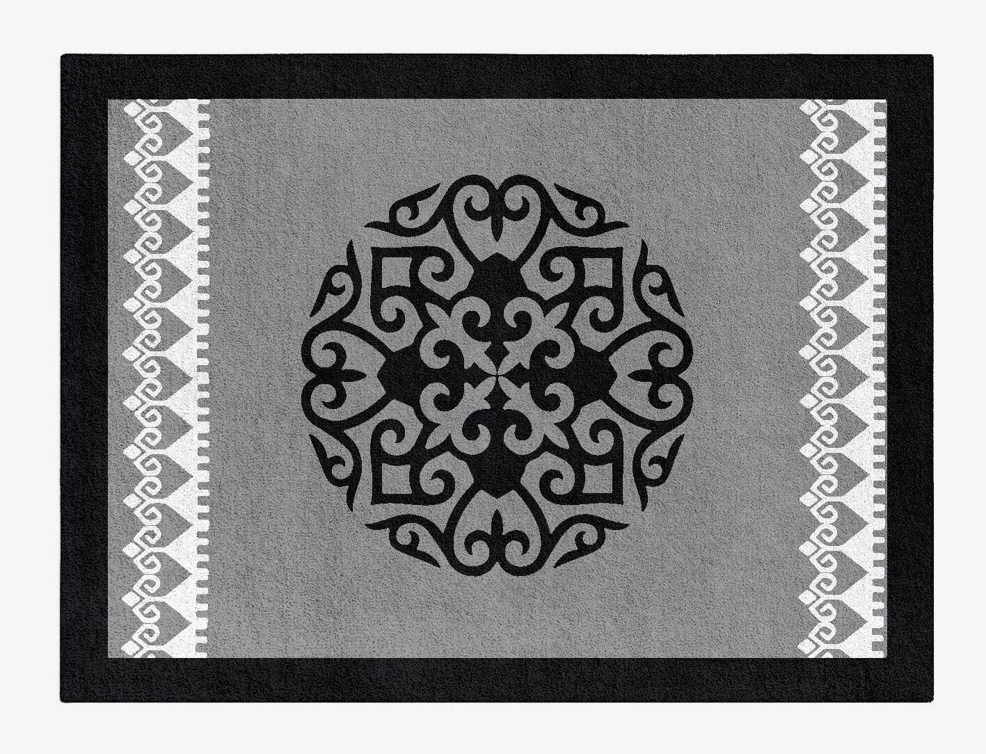 Palantir Grey Monochrome Rectangle Hand Tufted Pure Wool Custom Rug by Rug Artisan