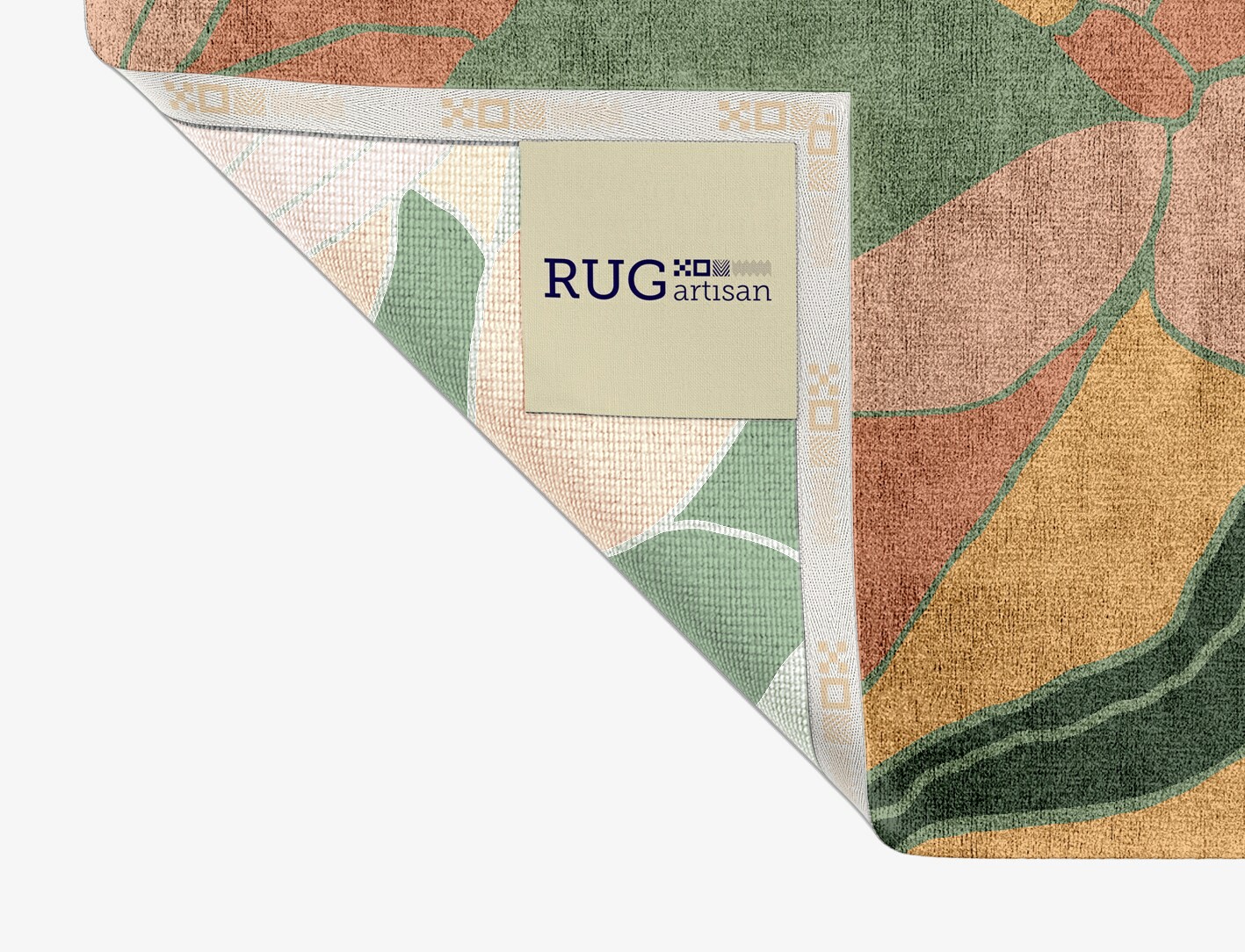Pansy Field of Flowers Rectangle Hand Knotted Bamboo Silk Custom Rug by Rug Artisan
