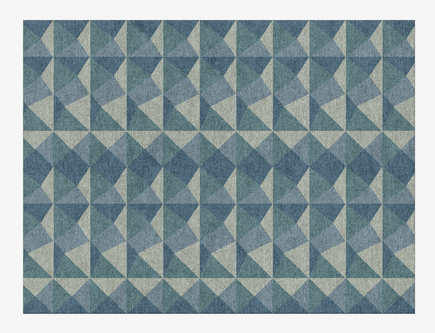 Paper Crush Geometric Rectangle Hand Knotted Tibetan Wool Custom Rug by Rug Artisan
