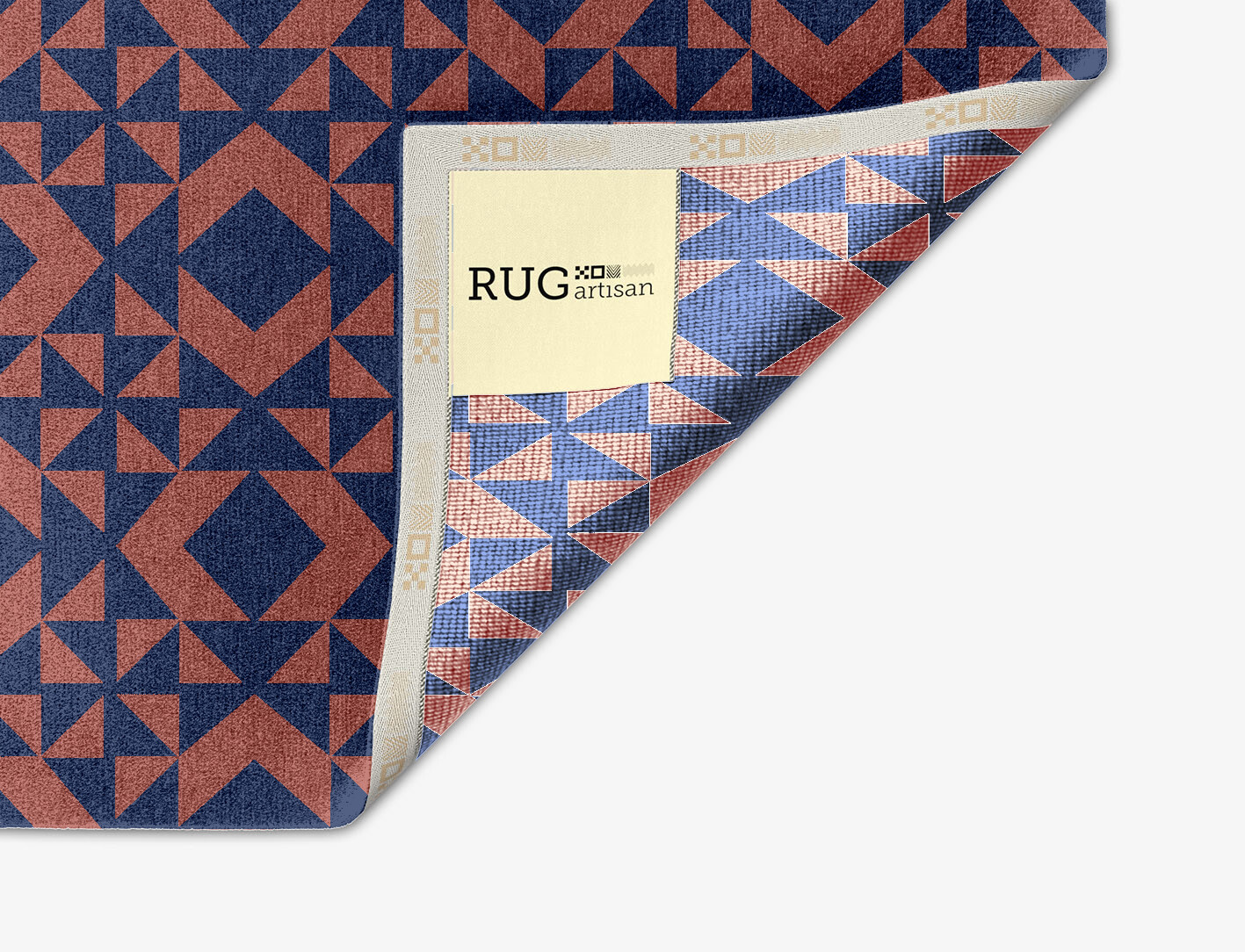 Papier Mache Geometric Arch Hand Knotted Tibetan Wool Custom Rug by Rug Artisan