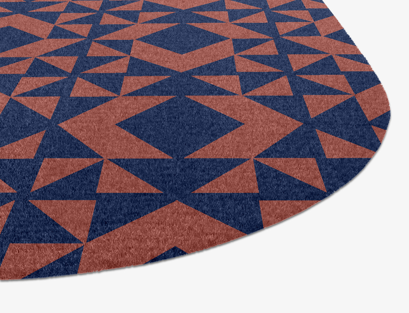 Papier Mache Geometric Eight Hand Knotted Tibetan Wool Custom Rug by Rug Artisan