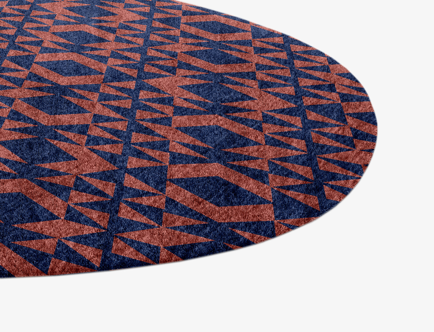 Papier Mache Geometric Splash Hand Knotted Bamboo Silk Custom Rug by Rug Artisan