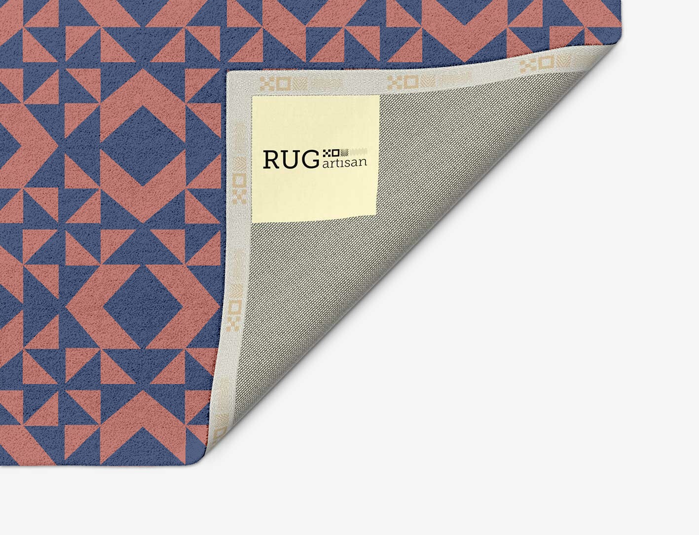 Papier Mache Geometric Arch Hand Tufted Pure Wool Custom Rug by Rug Artisan