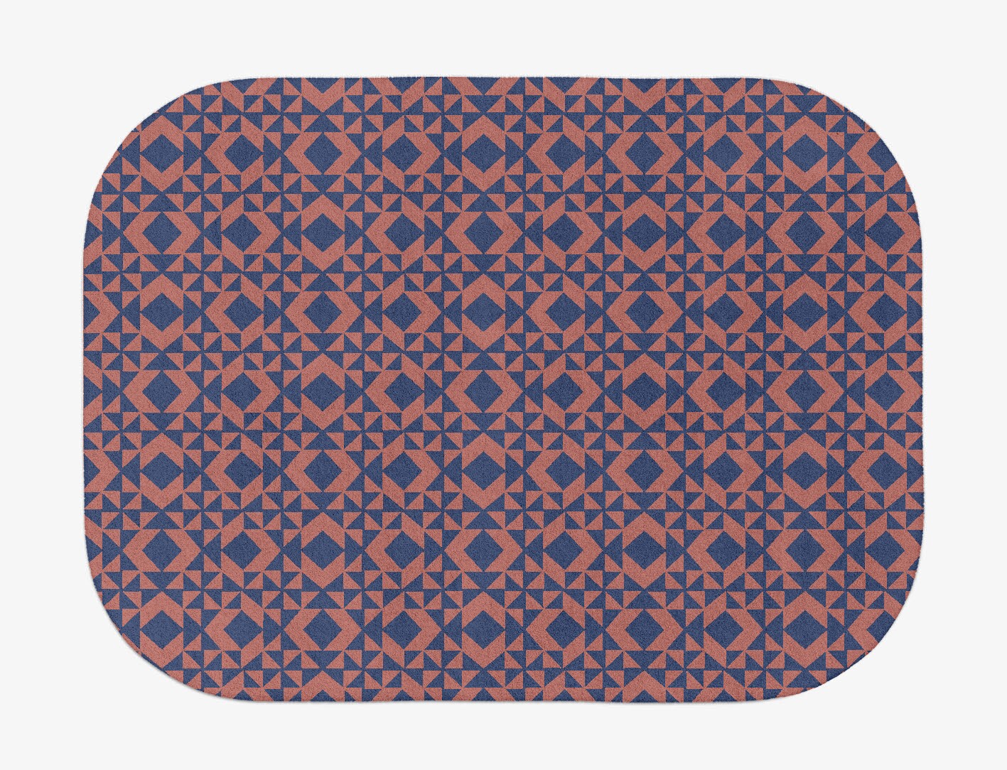 Papier Mache Geometric Oblong Hand Tufted Pure Wool Custom Rug by Rug Artisan