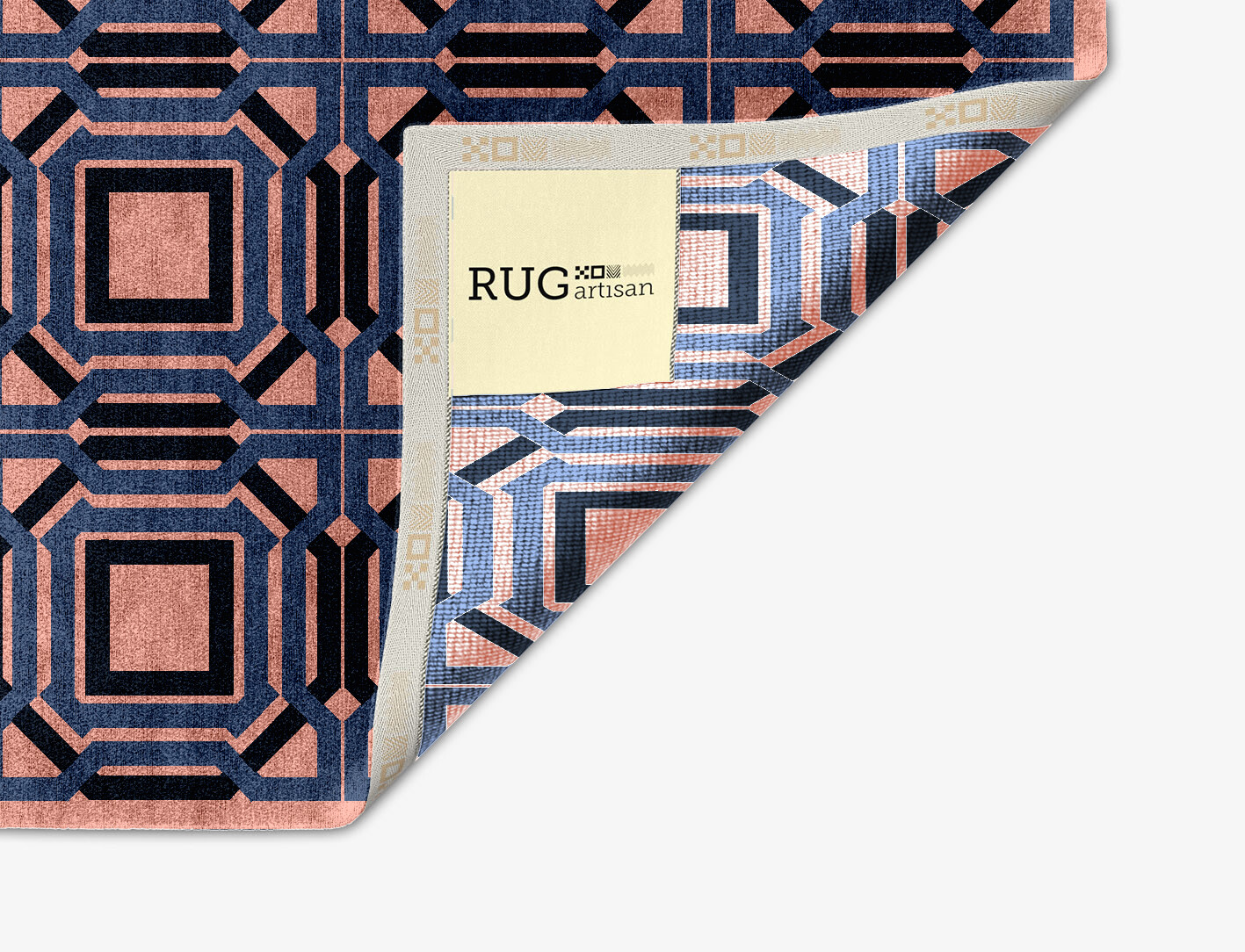 Paradigm Geometric Arch Hand Knotted Bamboo Silk Custom Rug by Rug Artisan