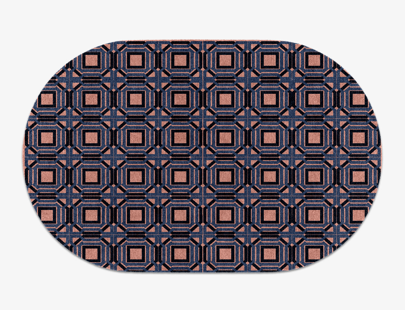 Paradigm Geometric Capsule Hand Knotted Tibetan Wool Custom Rug by Rug Artisan
