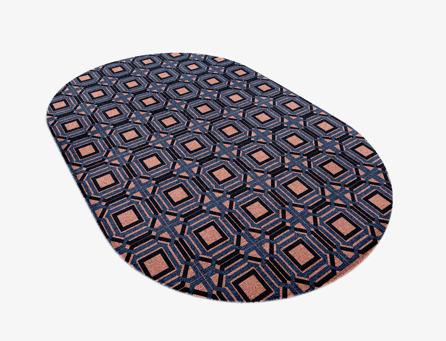 Paradigm Geometric Capsule Hand Knotted Tibetan Wool Custom Rug by Rug Artisan
