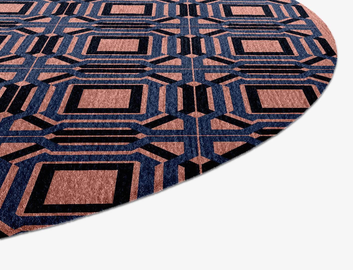 Paradigm Geometric Capsule Hand Knotted Tibetan Wool Custom Rug by Rug Artisan