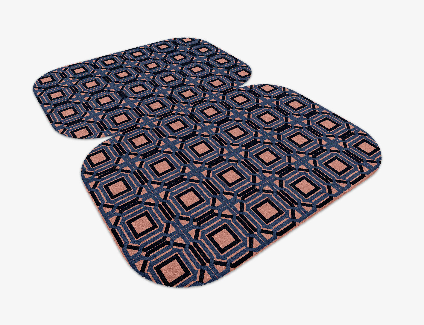 Paradigm Geometric Eight Hand Knotted Tibetan Wool Custom Rug by Rug Artisan