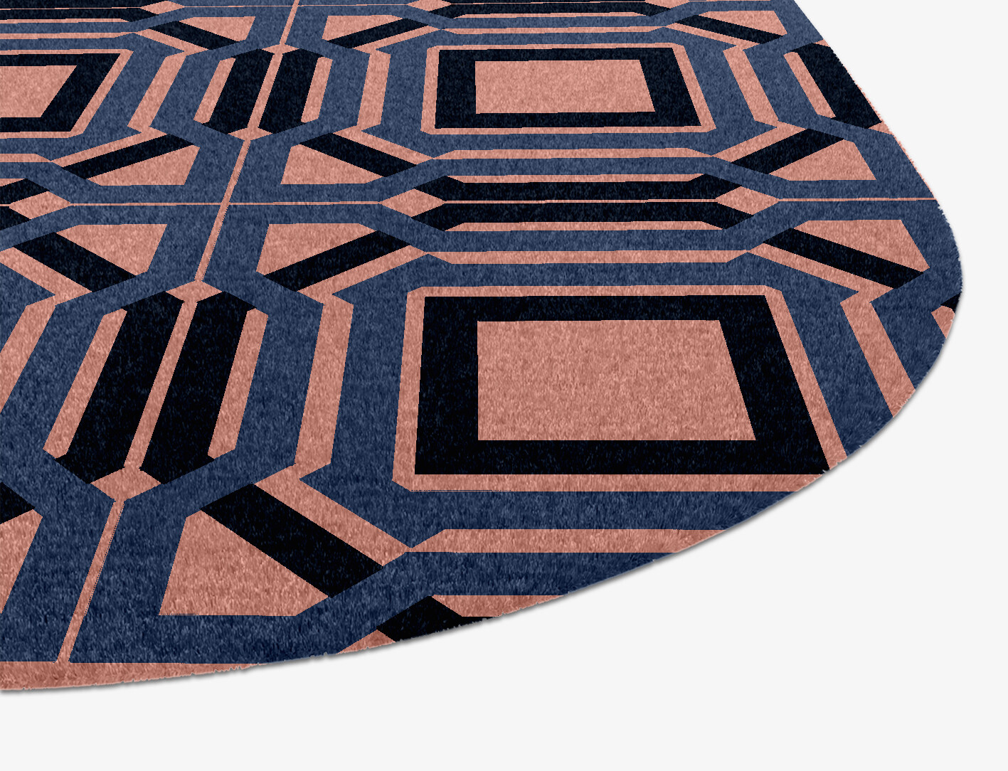 Paradigm Geometric Eight Hand Knotted Tibetan Wool Custom Rug by Rug Artisan