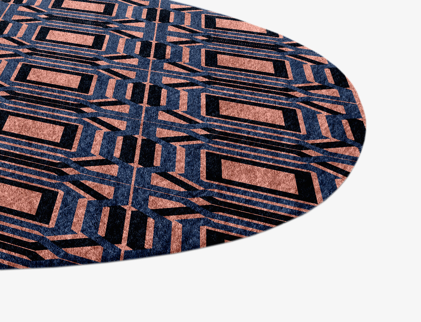 Paradigm Geometric Splash Hand Knotted Bamboo Silk Custom Rug by Rug Artisan