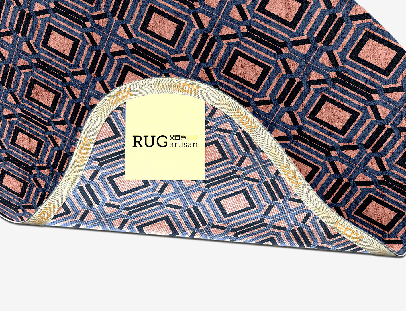 Paradigm Geometric Splash Hand Knotted Bamboo Silk Custom Rug by Rug Artisan