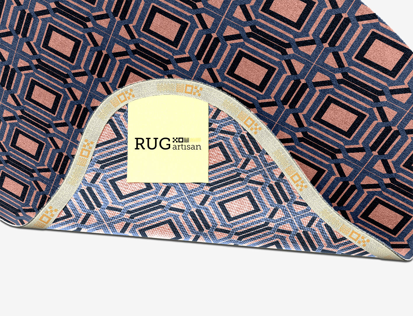 Paradigm Geometric Splash Hand Knotted Tibetan Wool Custom Rug by Rug Artisan