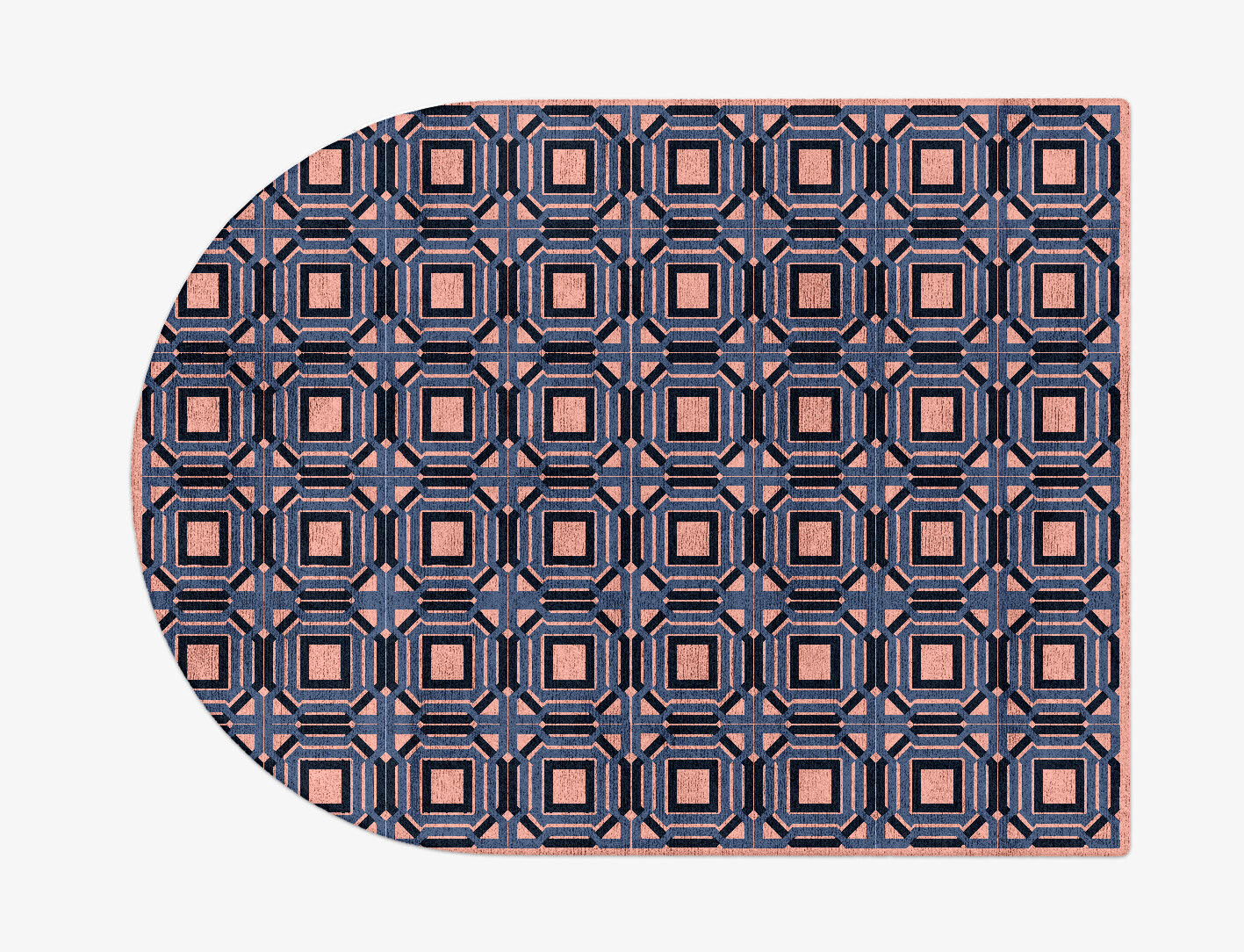 Paradigm Geometric Arch Hand Tufted Bamboo Silk Custom Rug by Rug Artisan