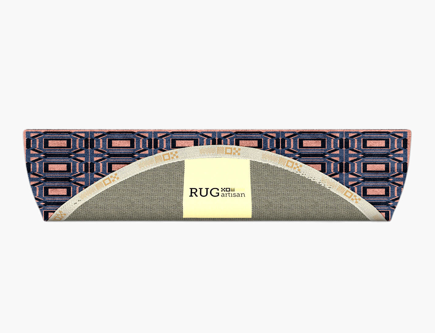 Paradigm Geometric Halfmoon Hand Tufted Bamboo Silk Custom Rug by Rug Artisan