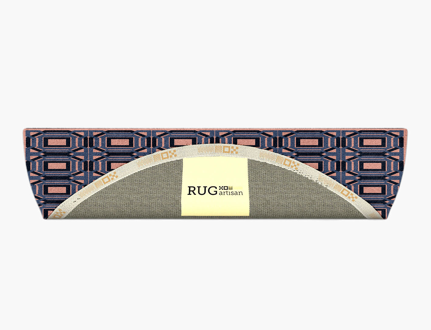 Paradigm Geometric Halfmoon Hand Tufted Pure Wool Custom Rug by Rug Artisan