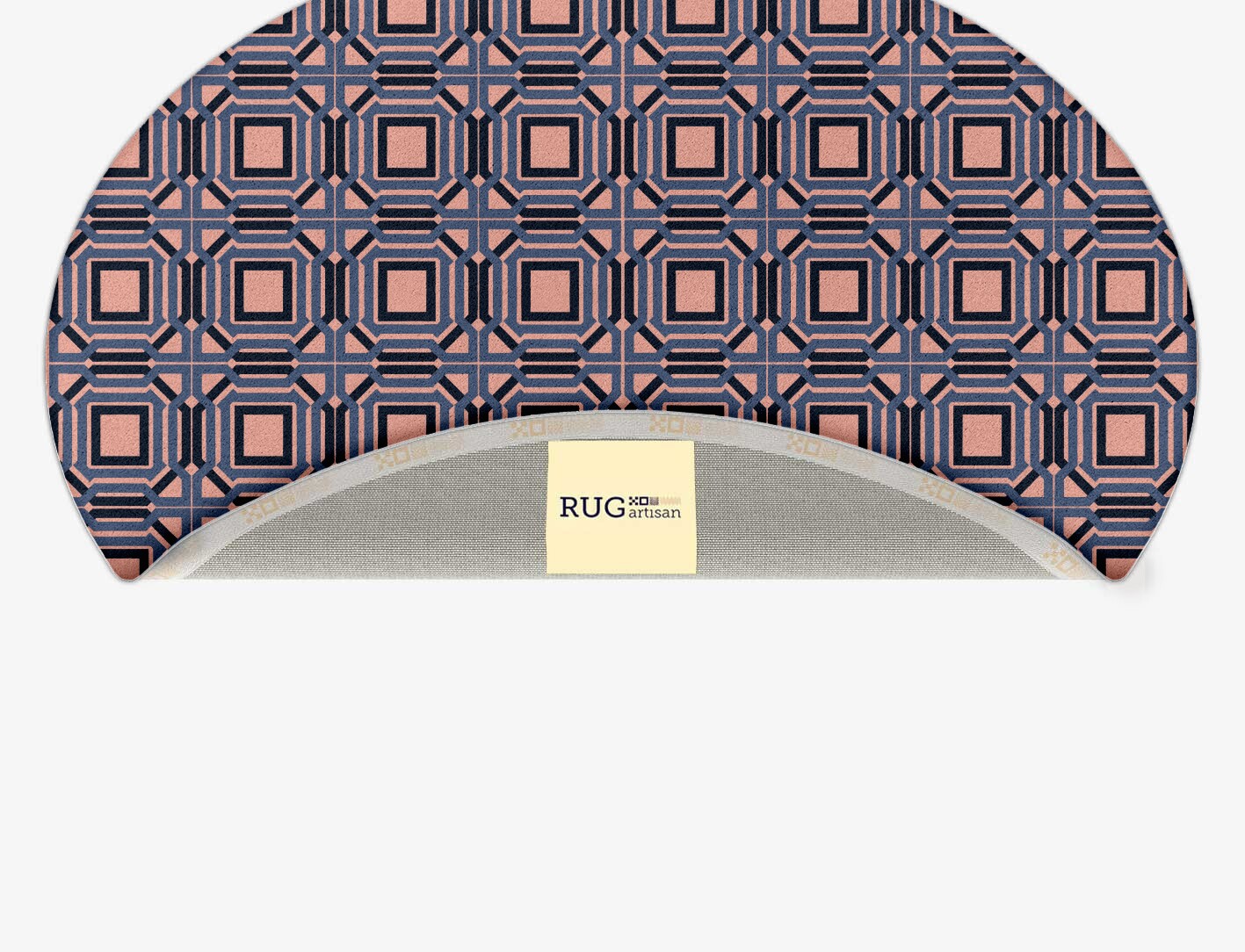 Paradigm Geometric Oval Hand Tufted Pure Wool Custom Rug by Rug Artisan