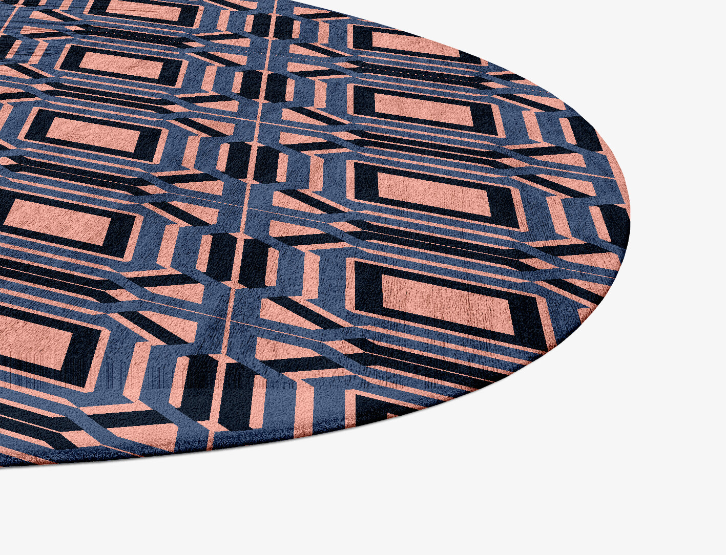 Paradigm Geometric Splash Hand Tufted Bamboo Silk Custom Rug by Rug Artisan