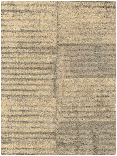 Parallel Strokes Brush Strokes Rectangle Hand Tufted Pure Wool Custom Rug by Rug Artisan