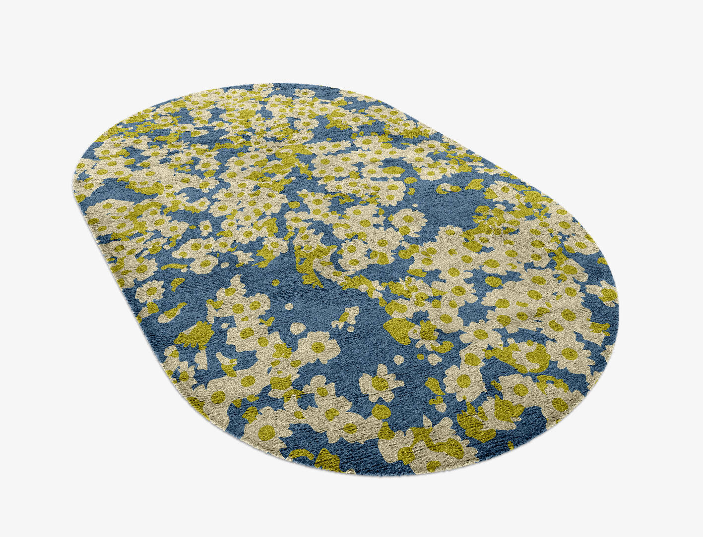 Parasol Floral Capsule Hand Knotted Bamboo Silk Custom Rug by Rug Artisan